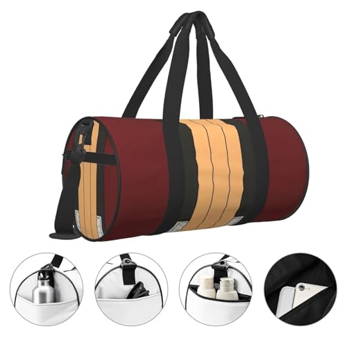 Sac de sport hommes avec conception étanche et style rétro