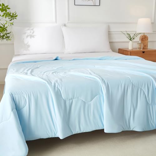 Cooling Comforter Queen, Cooling Blanket for Hot Sleepers Night Sweats by LifeTB - Used condition - Image 5