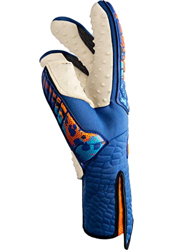 Reusch Guanti da portiere Attrakt RE:GRIP - Nero/Electric Blue (Blu