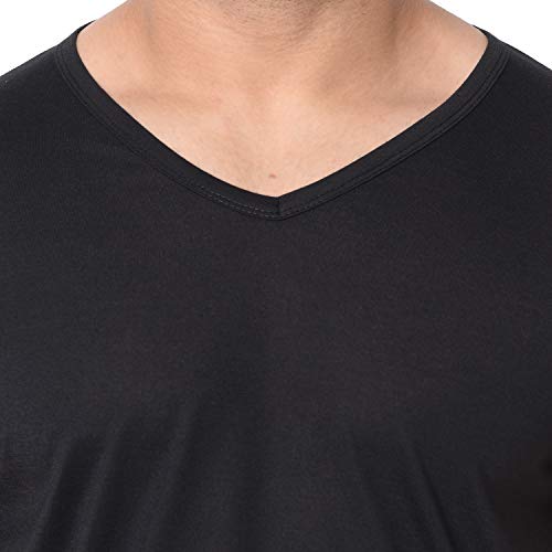 Image of Adorbs Solid V-Neck T-Shirt