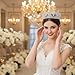 QXMYOO Zirconia Tiaras and Crowns for Women Wedding Prom Quinceanera Pageant Tiara Birthday Jewelry Gift Miss Universe Crown Silver