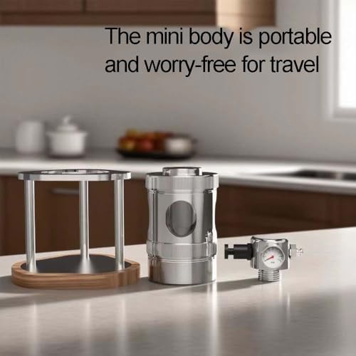 Cafetera Portátil Manual de Espresso con Manómetro y 16 Bar de Presión miniatura 4