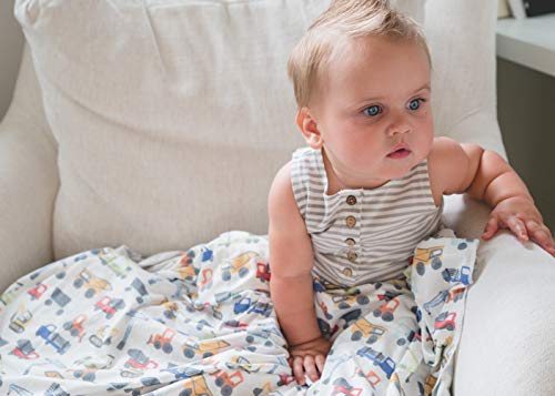 Image of Copper Pearl Swaddle Blankets for Newborns | Soft Stretchy Receiving Blankets for Boys and Girls | Large 46 x 46 Inch Baby Blankets | Lightweight and Breathable Swaddles | Diesel
