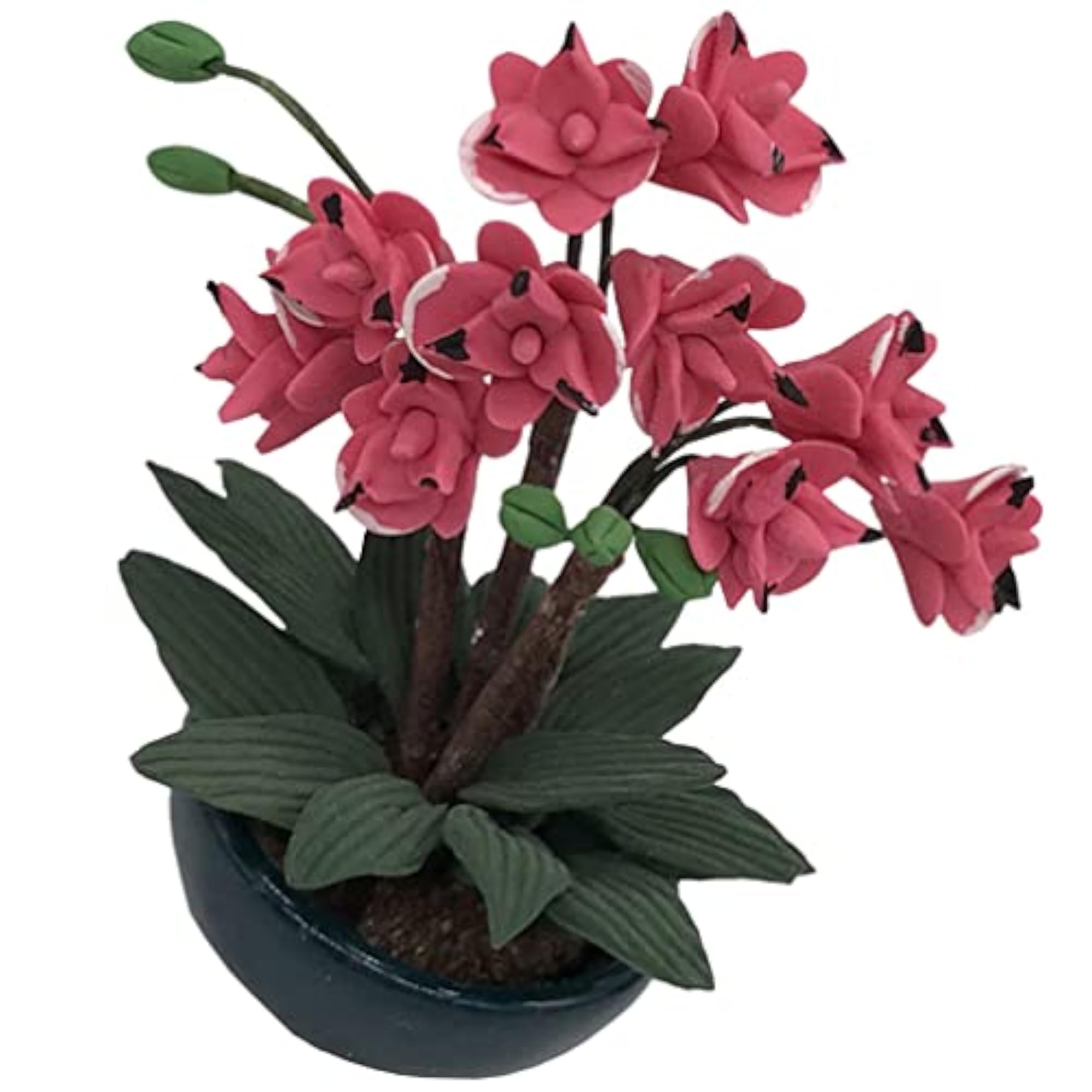 Artificial Orchid Flower Miniature Dollhouse Plants