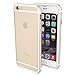 K11 Premium Bumper for Apple iPhone 6 Plus/6s Plus - White/Gold, Case, TPU