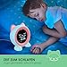 FiveHome Wecker Kinder-Schlaftrainer Kinder Kinderwecker Digital Lichtwecker mit 11 Farben Nachtlicht | Timer | Snooze-Funktion | Geschenk für Mädchen und Jungen Katzenwecker
