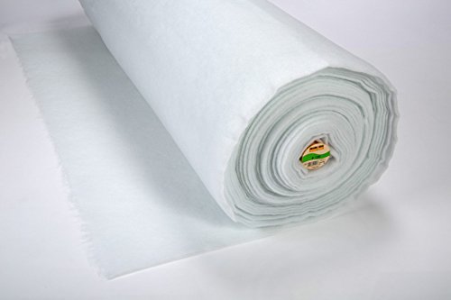 Vilene Sew in Thin Non Woven Volume Fleece Batting Wadding White - per metre