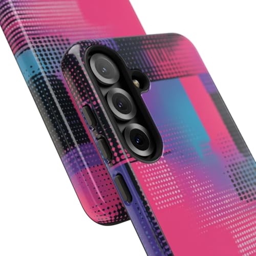 Coque Samsung S25 Plus rose géométrique abstrait - Protection rigide - 2