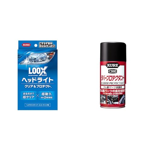 �y�Z�b�g�����zKURE(���H��) LOOX(���b�N�X) �w�b�h���C�g �N���A �A���h �v���e�N�g 36ml,4ml �w�b�h���C�g�N���[�i�[�E�R�[�e�B���O�� 1196 + ���o�[�v���e�N�^���g 300ml �S�����p�[�c�ی�� �P�i 1036