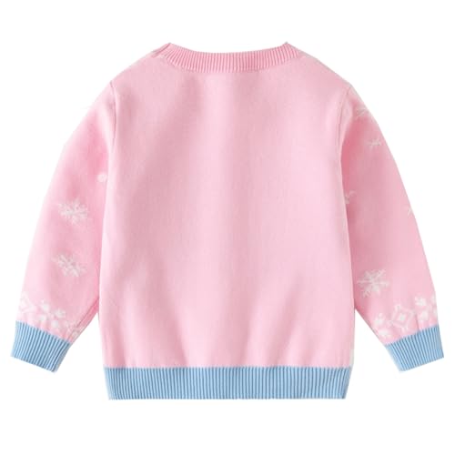 Image of Ugly Christmas Sweater for Girls Funny Xmas Knit Pullover Shirts Kids Child Holiday Jumper Tops Outfit 2-14 Years