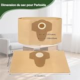 12 torebek do odkurzaczy Parkside PWD 25 PWD 30 PNTS 1500 1600 A1 A2 B1 B2 B3 C1 C4 D1 E2