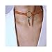 Produktbild IYOU Boho Choker Türkis Ring Halskette Blätter Quaste Tanz Party Geburtstag Geschenk Ketten Schmuck für Frauen und Mädchen