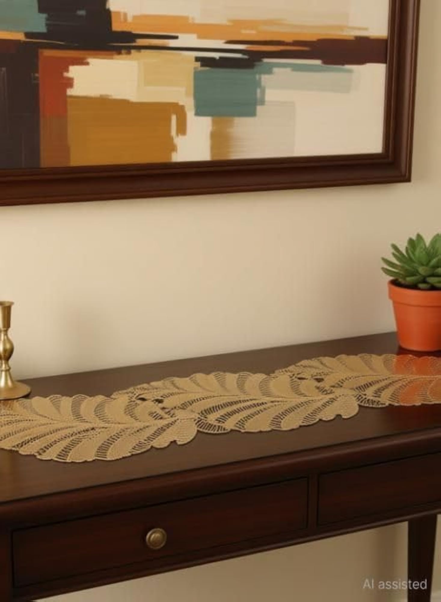 Modern Table Runner for Dining Table, Kitchen & Party Decor