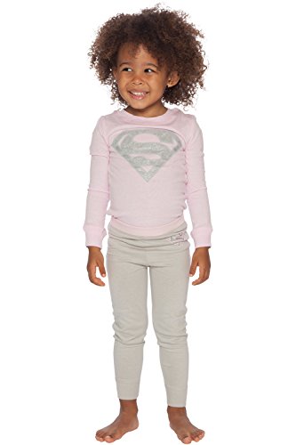 INTIMO Big Girls' Batgirl Ballet 2 Piece Tight Fit Toddler
