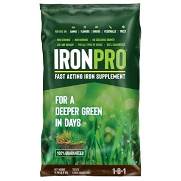 iron rich lawn fertilizer
