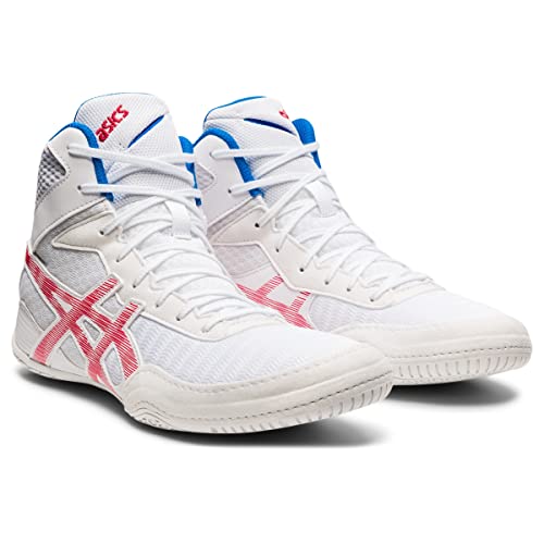Asics Men's Matcontrol 2 Wrestling Shoes, 13, White/Electric Red #TOP1