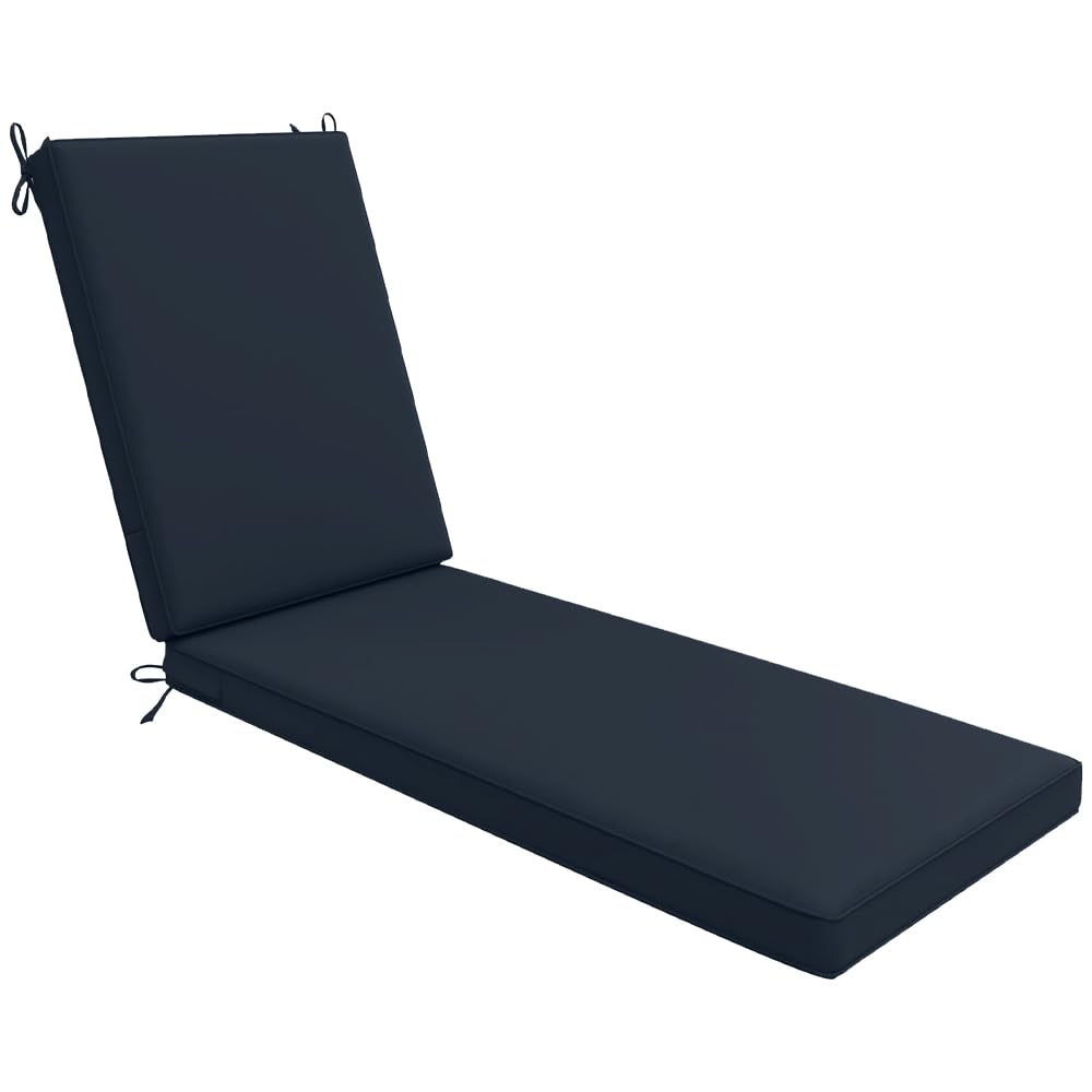 EXZFW Sun Lounger Cushion, Recliner Chair Cushio n, Sunbed Cushions for Sun Loungers, Sunbed Mattress, Sun Lounger Mattress, Garden Patio Beach Cushions for Sun Lounger,Blue 45,203x66x5cm