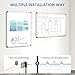 Monthly Calendar Dry Erase Whiteboard for Wall, 24