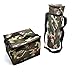 Camuflaje Bolsa 4.5 LTR Almuerzo aislada Nevera Militar y 1.5 Botellas Enfriador Picnic Camping congelador Comida envase