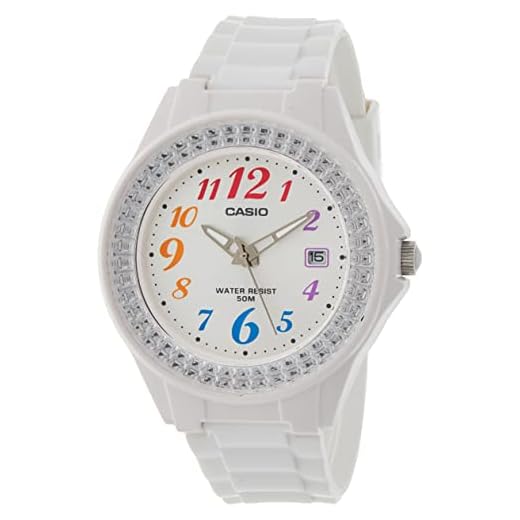 Casio Reloj Analógico para Mujer de Cuarzo japonés con Correa en Caucho LX-500H-7B