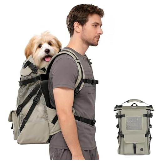 Wakytu Dog Backpack Carrier for Medium Dogs
