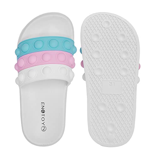Engtoy Kid Boys Girls Slides Sandals For Kid Unisex Child Slippers Lightweight Non-Slip Open Toe Comfy Shower Beach Funny Slide Sandals #TOP4