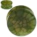 SoScene Green Dragon Vein Organic Stone Ear Plugs Gauges Sold in Pairs