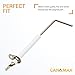 Canamax Premium 69W43 Furnace Flame Sensor - Compatible with Lennox, Armstrong & Ducane Furnaces - Replaces 69W4301, LB-74940B, LB74940B