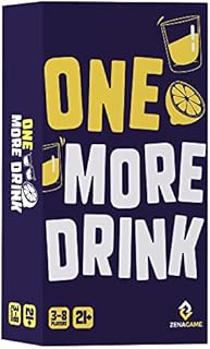 ZENAGAME Fun Drinking Games for Adults Party - One More Drink Card Games