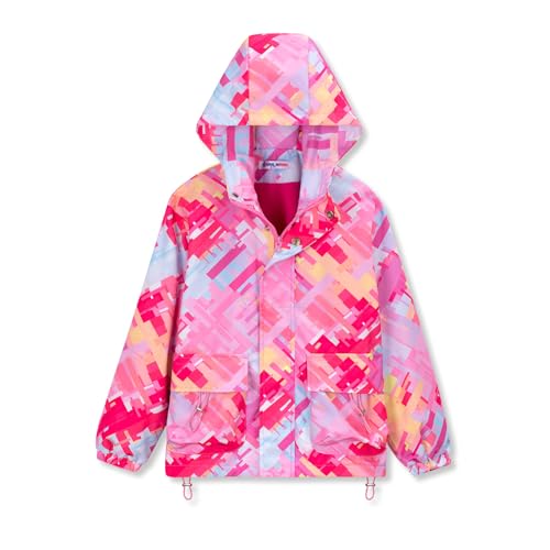 WELAKEN Fleece lined Jackets with Water-Resistance Frabic for Kid's & Toddler II Girl's Rain Jacket & coats