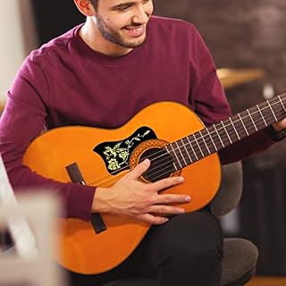 Znet-au Pickguard de guitare acoustique surdimensionné en forme d’oiseau imperméable | Pickguard autocollant, écaille de… - Les Beatles, Paul McCartney, John Lennon, RIngo Starr, George Harrison Znet-au Pickguard de guitare acoustique surdimensionné en forme d'oiseau imperméable | Pickguard autocollant, écaille de… – Image 2