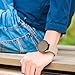 Amzpas for Garmin Venu Sq Watch Band, 20mm Quick Release Watch Bands Soft Silicone Sport Strap for Garmin Venu Sq/Venu Sq 2/Venu Sq Music/Venu Smartwatch, Milk Tea