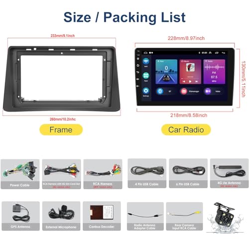 Radio coche Android 13 de 4-Core y 9 pulgadas para Opel Mokka y Buick Encore 5