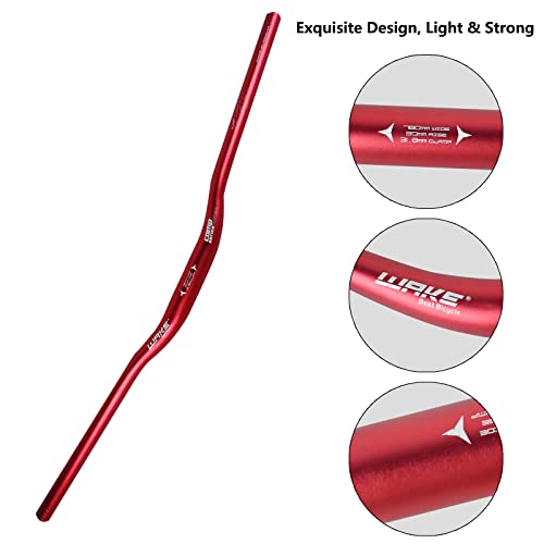 Image of Wake Aluminium Alloy Mountain Bike Handlebar Bicycle Riser Bar MTB Handlebar