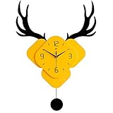 Ampliamente aplicación: este reloj de pared es muy adecuado para sala de estar, pasillo, oficina, estudio, dormitorio, comedor.