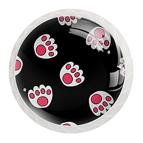 Boutons de cuisine boutons décoratifs ronds armoire placard commode chat - 3