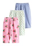 Des essentiels intemporels NEXT Fille Pantalon Ample, Lot de 3 Rainbow 18 Mois-24 Mois