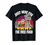 Just Here For The Free Food Raccoon And Possum - Squad T-Shirt