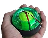 Wincspace Wrist Trainer Powerball Arm Strengthener Essential Gyroscopic Wrist and Forearm Exerciser Ball (Green)