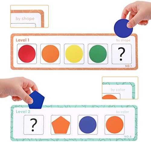 LZDMY Baby Toy 12 Months, Wooden Montessori Toys for 1 2 3 Year Old, Toddlers Educational Toy 25 PCS, Color Shape Learning Activity Sorting Game, Babies 1st Birthday Gift Chrismas Present