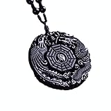 Yin Yang Anhänger Drachen und Phoenix in seiner Mitgliedschaft ein paar Zeichen der alten künstlerischen Philosophie umfasst. Ying-Yang-Symbol - ein Symbol der universalen Harmonie, Balance und innere Ordnung. Symbole des Drachen und Phoenix, rund um das Symbol Ying Yang symbolisieren den ständigen Kampf der irdischen und geistigen Prinzip im Menschen. Aber zur gleichen Zeit, um all dies bildet eine Einheit, Harmonie und Ordnung, um die Auswirkungen des Zeichens an den Eigentümer zu übertragen.