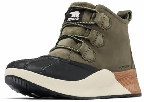 Sorel Women's Out N About III Classic Waterproof, Stone Green/Chalk, 7.5 Regular