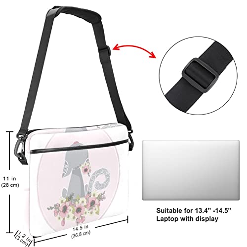 Sacoche ordinateur portable Sweet Cat multicolore et antichoc - 5