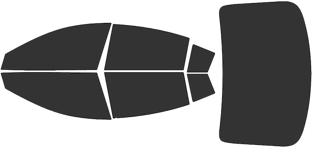 Rvinyl Window Tint Kit Compatible with Mazda Mazda6 2014-2021 - Black 20% - Single Ply No Bubble Film - Do it Yourself Vehicle Complete Precut Kit
