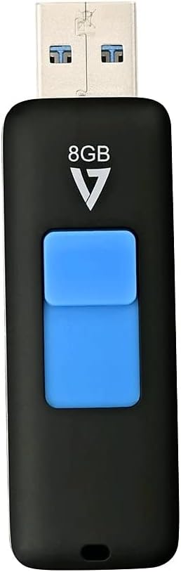 V7 VF316GAR-BLK-3N 16GB Flash Drive USB 3.0, Black