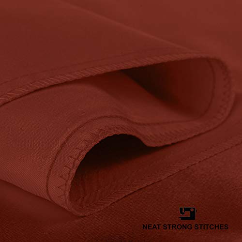 ShopBedding Satin Pillowcase with Zipper, for Hair and Skin Care, Feels Soft and Cool Like a Silk Pillowcase, Satin Pillow Cases 2 Pack, Slik Pillow Cover, Rust - King Size, Set of 2 - Blissford - Thumbnail 6