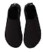 Lightweight Quick Dry Aqua Socks for Child Women and Men Water Shoes Suitable for Swimming (Strip Black 40)