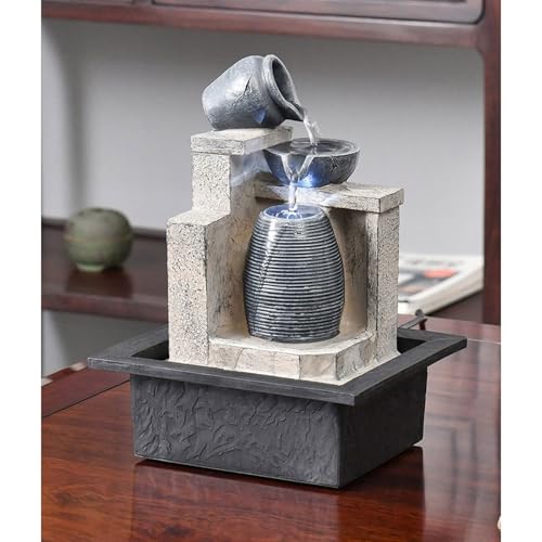 Adornos de agua para mesa de té contra el estrés de oficina 5