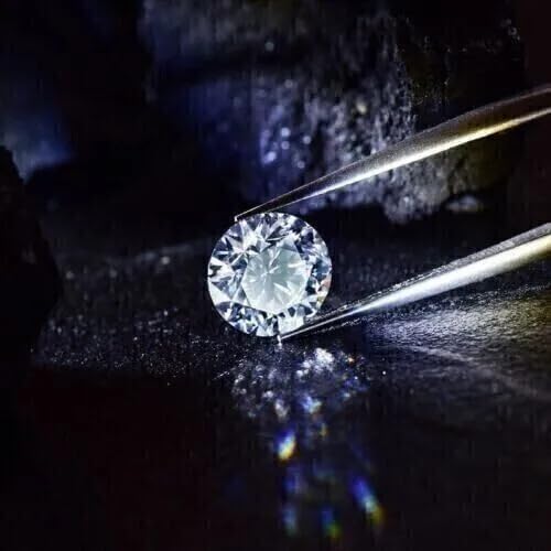 2.00 Ct Certified Diamond 8 MM Round Cut D Grade VVS1 Certified Loose Gemstone for Necklace Bracelet & Jewelry Making