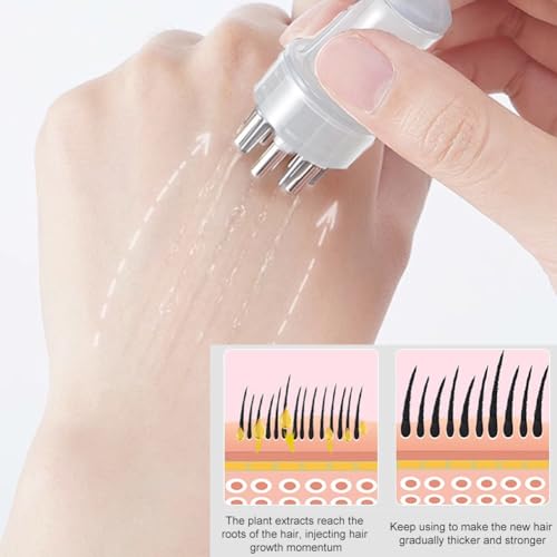 Pente aplicador de couro cabeludo, escova aplicadora de óleo capilar, pente líquido para raiz de cab